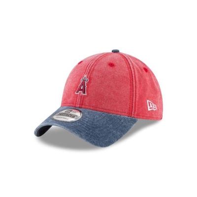 Sapca New Era Los Angeles Angels MLB Rugged Canvas 9TWENTY Adjustable - Rosii